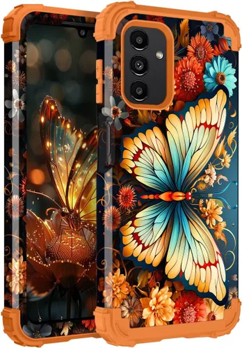 Miniatura 120 de Hocase Funda para Galaxy A37 5G, protección resistente a prueba de golpes, parachoques de goma de silicona suave+funda protectora híbrida