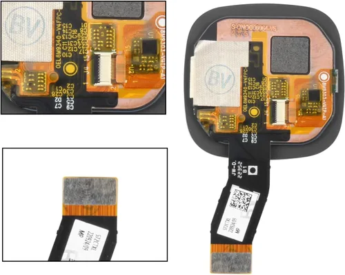 Miniatura 4 de Pantalla de reloj para Fitbit Sense 2, reemplazo de pantalla LCD táctil digitalizador, kit completo con herramientas (negro)