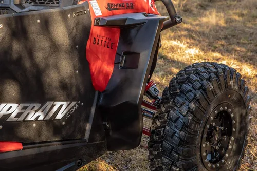 Miniatura 4 de SuperATV Font Fender Flares Protectores de barro para Polaris RZR XP Turbo 2016+ 4 Turbo/2018+ Turbo S/2019+ 4Turbo S Durabilidad extrema
