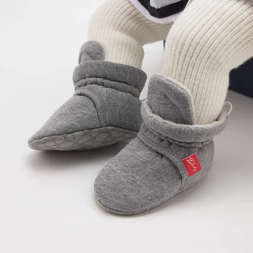 Miniatura 36 de Sawimlgy - Botines de algodón antideslizantes para recién nacido, con agarre, para cuna o para el invierno