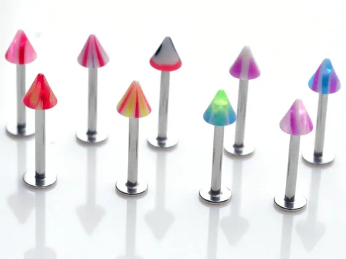 Miniatura 7 de 110 piezas de piercing para el cuerpo: cejas, ombligo, vientre, lengua, labio, 22 tipos de piercings