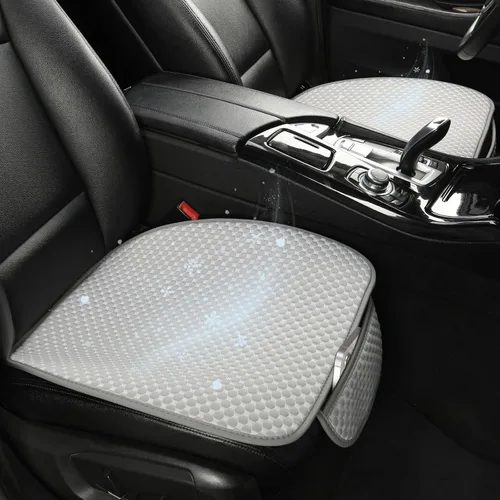 Miniatura 14 de West Llama Fundas Protectoras Inferiores de Cuero PU para Asientos de Automóvil Incluyen 1 Par de Almohadillas Protectoras de Asiento Delantero