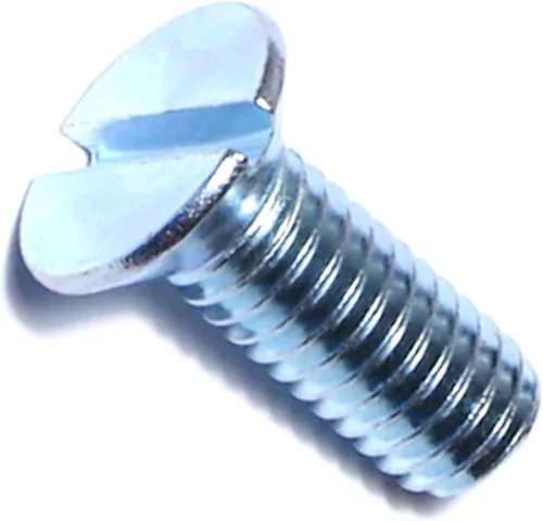 Miniatura 27 de Hard-to-Find Fastener 014973271565 Tornillos de máquina planos ranurados, 0.118 in-0.020 x 0.394 in, pieza-25