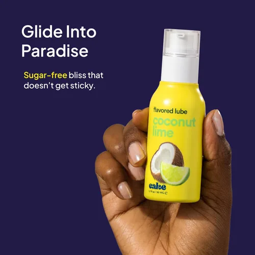 Miniatura 3 de Hello cake Lubricante personal con sabor a lima a coco, lubricante a base de agua, sin regusto, fácil de limpiar, vegano, sin azúcar, sin gluten