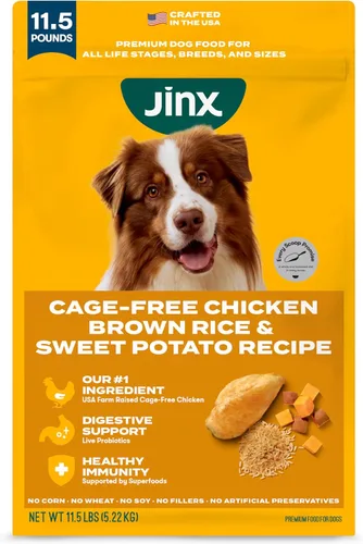 Miniatura 12 de Jinx Comida seca premium para perros de razas pequeñas - Croquetas de salmón real y batata dulce con superalimentos para el apoyo inmunológico