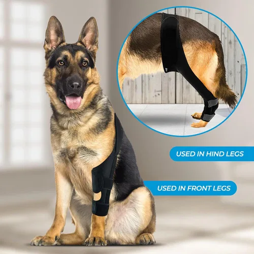 Miniatura 6 de Lycon Rodillera para perro para soporte de ACL - Estabilizador ajustable para patas traseras y articulaciones - Soporte de pierna trasera