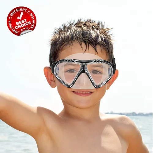 Miniatura 6 de Gafas de natación para niños, cubierta de nariz, gafas para niños sin tirones de pelo,Máscara de natación para niños antiniebla