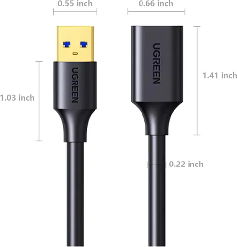 Miniatura 9 de UGREEN Cable de Extensión USB Cable USB 3.0 Extensor Tipo A Macho a Hembra Cable de Transferencia de Datos para PlayStation, Xbox, Oculus VR, Unidad