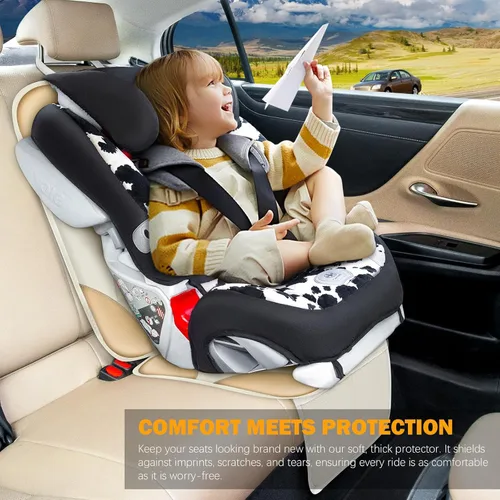 Miniatura 2 de Siivton Protector de Asiento de Auto para Asientos Infantiles, Funda de Asiento de Auto de Tela 600D Resistente al Agua, Respaldo Antideslizante