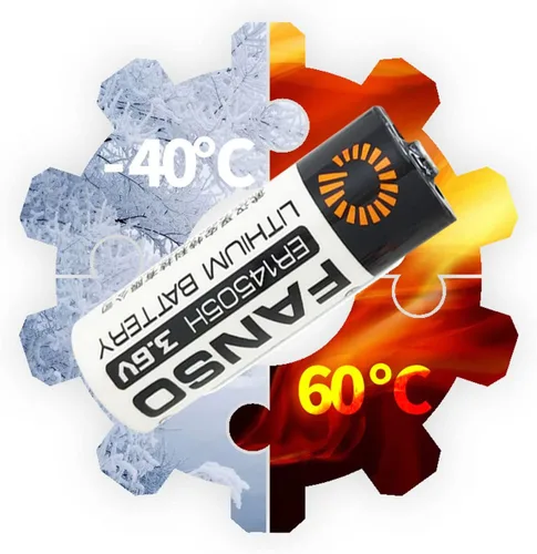 Miniatura 3 de FANSO ER14505H - Batería de litio de 3,6 V, 2700 mAh, ER14505, LS14500, Li-SOCL2, no recargable