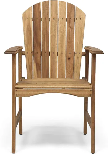 Miniatura 6 de Acacia Wood Adirondack Chairs: Classic Outdoor Seating for Patio & Garden - Natural Wood Set of 2 with 300lb Capacity & Easy Assembly