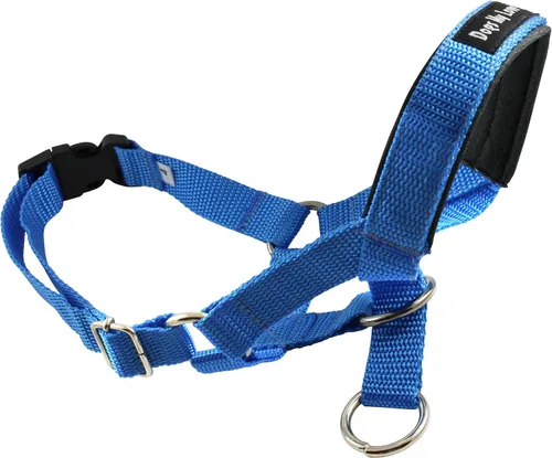 Miniatura 2 de Collar con bozal para perro, color azul , Azul