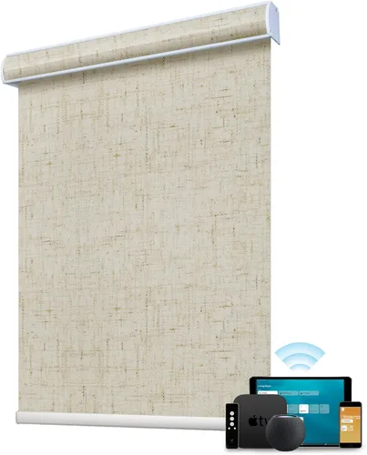 Miniatura 43 de SmartWings Persianas enrollables con cable duro PoE 100% opacas, muestra de tela