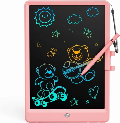 Miniatura 9 de Bravokids Juguetes para niñas y niños de 3 a 6 años, tableta de escritura LCD tablero de dibujo de 10 pulgadas, almohadillas de dibujo electrónicas