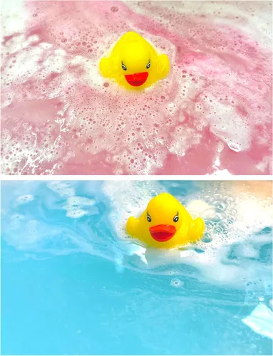 Miniatura 7 de Goma pato revelación de género Fizzes por correo Anuncio de embarazo Caja de regalo incluye mensaje personalizado para familiares y amigos