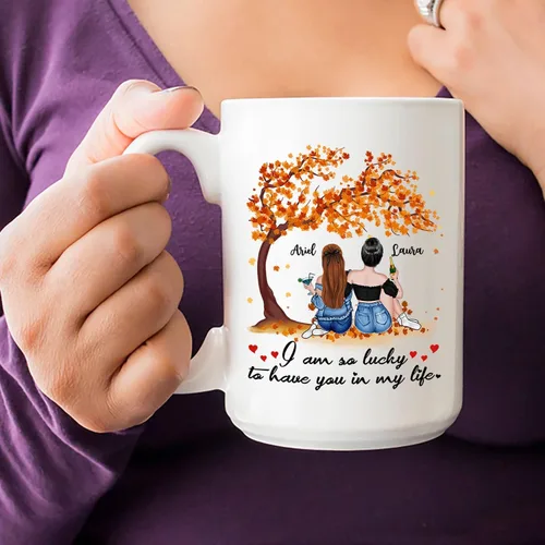 Miniatura 3 de Taza de café personalizada de la amistad para mejores amigos, mejores amigos, hermana del alma, tazas de café personalizadas para mejores amigas