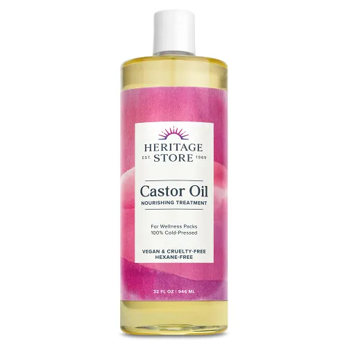 Aceite de ricino Heritage, 32 onza