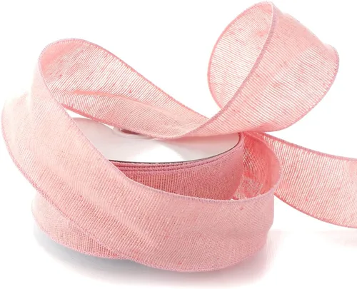 Miniatura 7 de Ribbon Traditions 815 - Cinta de arpillera con cable de 2.5 pulgadas, color crema, 10 yardas