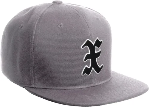 Miniatura 1026 de Daxton Gorra clásica con visera de billete plano con letras del alfabeto inglés antiguo de la A a la Z