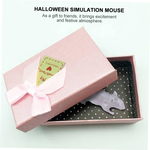 Miniatura 8 de VANZACK 10pcs Halloween Prank Plastic Simulation Mice Lightweight Scary Decorations for Haunted Houses Parties and Bar Props