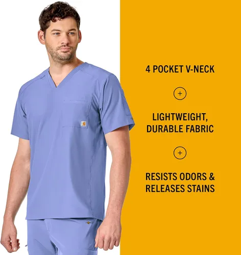 Miniatura 2 de Carhartt Top ajustado con cuello en V para hombre