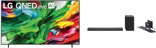 Miniatura 12 de LG Smart TV QNED 85A 4K de 55" y barra de sonido S70TY de 3.1.1 canales, Dolby Atmos, Orquesta Wow, altavoz trasero listo, subwoofer inalámbrico