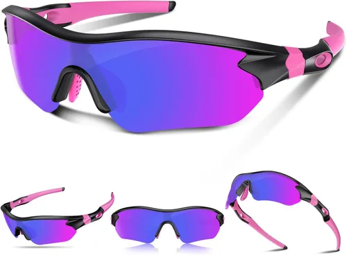 Miniatura 14 de Gafas de sol deportivas polarizadas para hombres y mujeres, jóvenes, béisbol, correr, pesca, tenis, golf, ciclismo, conducción, motor TAC UV400 TR90