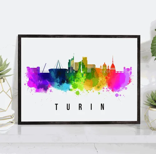 Miniatura 42 de Póster de Kazan Skyline Russia, pintura de paisaje urbano de Kazán, póster de Rusia, impresión de paisaje urbano de Kazán y monumentos, arte