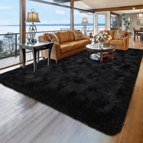 Miniatura 52 de Alfombra Corredor Suave de Pelo Largo para Dormitorio, 2 x 6 pies, alfombras esponjosas con parte inferior antideslizante para pasillo, junto a