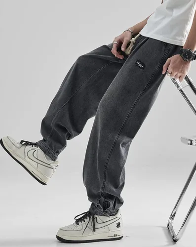 Miniatura 4 de Niepce Inc Streetwear - Jeans de ajuste relajado para hombre