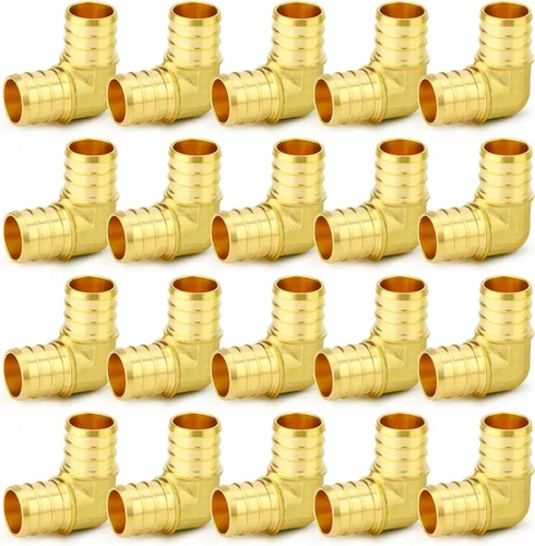 Miniatura 23 de GASHER 10 piezas sin plomo latón 1 "acoplamiento Pex, accesorios Pex de 1 pulgada para tubería Pex