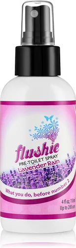 Miniatura 30 de Flushie - Aerosol preinodoro para desodorante de olores de inodoro... (lavanda, paquete de 2)
