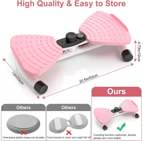Miniatura 5 de Máquina para hacer ejercicio de cintura, máquina de abdominales ajustable, herramienta de fitness, sin ruido, para mujeres y hombres