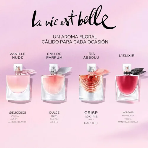 Miniatura 8 de Lancôme La Vie Est Belle La Vie Vanille Nude Eau de Parfum - Long Lasting Fragrance with Notes of Solar Jasmine, Glazed Bourbon Vanilla, White Musk