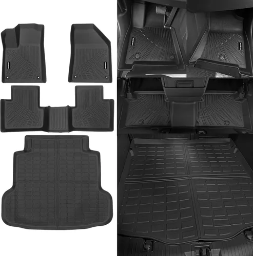 Miniatura 93 de Alfombrillas de piso Naibeve para Ford Edge 2015 2016 2017 2018 2019 2020 2021 2022 2023 2024 2025 - Ajuste personalizado para todo clima