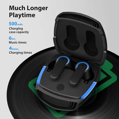 Miniatura 3 de Auriculares inalámbricos para iPhone 17 Air 16 15 Pro Max 14 Plus 13, auriculares Bluetooth 5.3 con cancelación de ruido con micrófono y graves