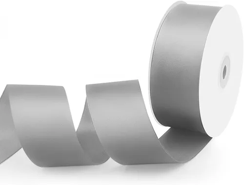 Miniatura 33 de Cinta de tela de satén de 1-1/2 pulgadas de ancho x 50 yardas, cinta negra perfecta para lazos de bricolaje, guirnaldas, envoltura de regalos