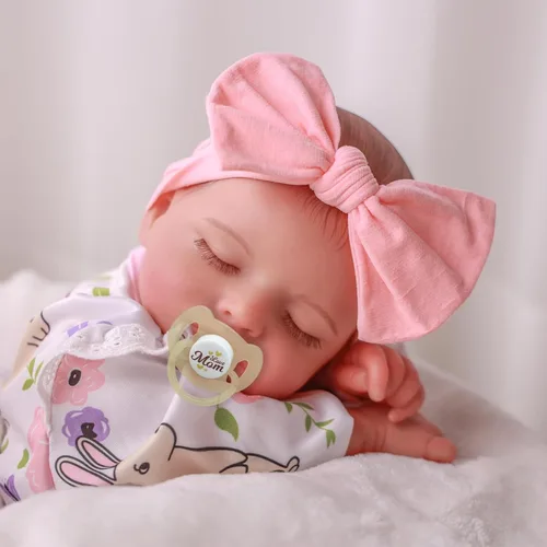 Miniatura 3 de BABESIDE Muñecas de bebé recién nacidas realistas de 20 pulgadas con cuerpo posable, muñecas de bebé de la vida real con accesorios para regalos
