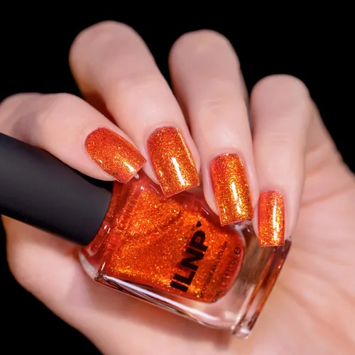 Miniatura 3 de ILNP Carved - Esmalte de uñas naranja brillante Jack-O'-Lantern