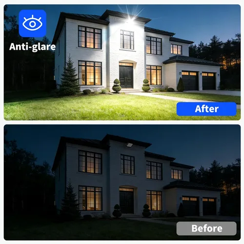 Miniatura 7 de Luces de inundación de 120 W para exteriores, luz de seguridad LED más brillante de 14400 lm con enchufe, impermeable IP66, reflector de luz diurna