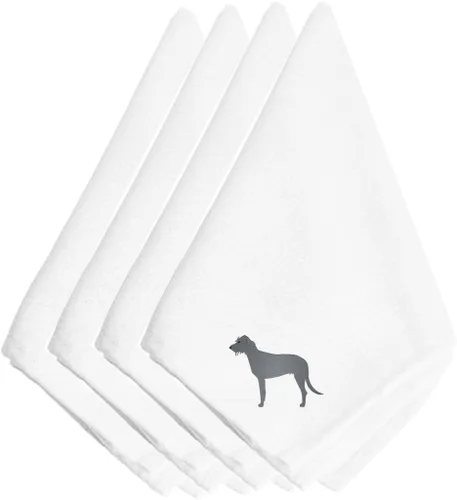 Miniatura 52 de Caroline's Treasures BB3448NPKE Affenpinscher - Juego de 4 servilletas bordadas, lavables, suaves, duraderas, servilletas de mesa para hotel