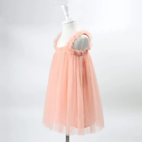 Miniatura 3 de HOOLCHEAN Vestido sin tirantes de tul esponjoso para bebés y niñas pequeñas