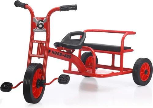 Triciclo para niños de 3 a 5 años, patio de juegos preescolar, triciclos para niños, triciclo tándem para guardería, bicicleta tándem para niños,