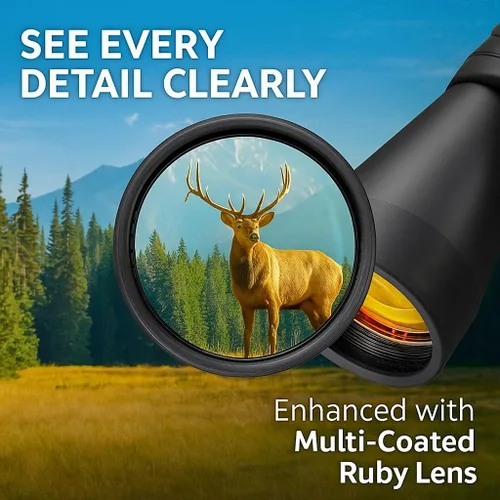 Miniatura 4 de Barska 10-30x60 Gladiator Zoom Binoculars – Long Range Binoculars for Bird Watching, Stargazing & Hunting, Multi-Coated Lenses, Tripod Compatible