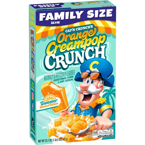 Miniatura 10 de Cap'n Crunch Cereales, paquete variado de 3 sabores, cajas de tamaño grande, (paquete de 4)