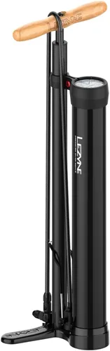 LEZYNE High Volume Tubeless Bike Floor Pump Compatible with 2.5" Gauge - 220 PSI Tire Air Pump for Mountain/Gravel Bikes - ABS-1 Pro Tubeless Chuck