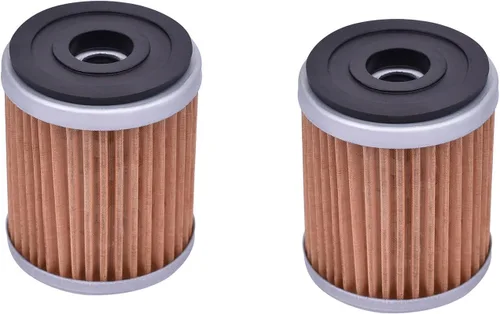 2PK KN142 HF142 Filtro de aceite para Yamaha YFM350 YFM350R YFP350 YFM350X YFM350FW YFM350FX YFM400FW YFM400 TTR250 YZ250F YZ400F YZZ400F YZZZ400F
