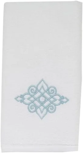 Miniatura 22 de Avanti Linens Medallón - Colección de puños trenzados suaves, toalla de mano, granito