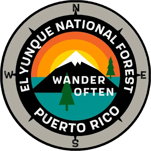 Miniatura 5 de El Yunque National Forest Puerto Rico – Wander Often – 3.5 pulgadas Ventana Coche Camión Adhesivo Adhesivo Vacaciones Recuerdo Viaje Aventura Azul