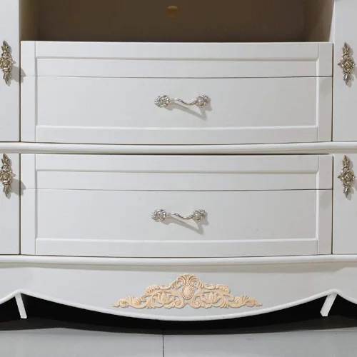 Miniatura 8 de Onlay de madera, apliques de madera sin pintar y onlays para muebles, apliques decorativos de madera, apliques de madera y onlays muebles Onlay